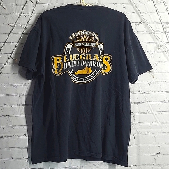 Harley-Davidson Other - Harley-Davidson Louisville Kentucky Bluegrass Double Sided Graphic Tee Mens 2XL